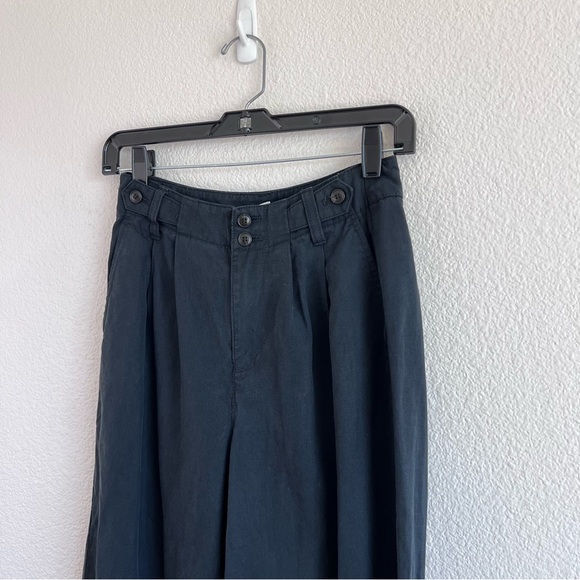 Madewell Women's The Harlow Wide-Leg Pant True Black - Picture 5 of 10